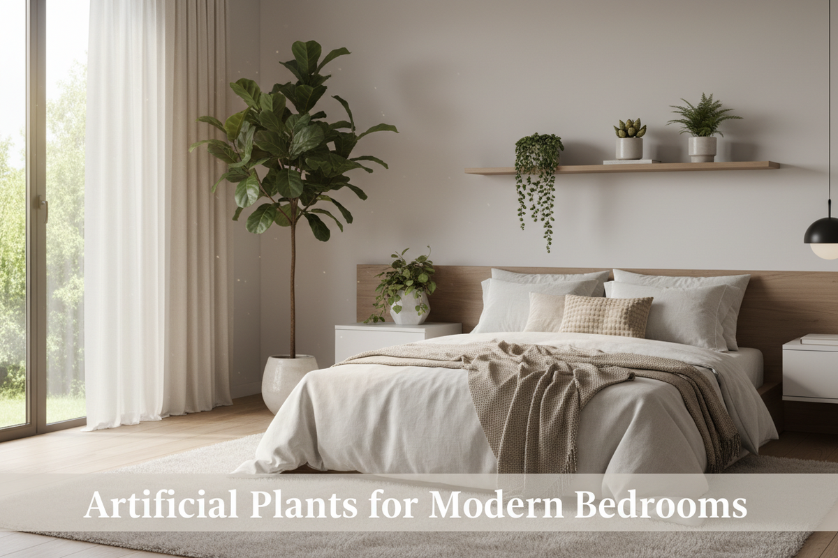 Artificial Plants for Modern Bedrooms | ARICK DECOR