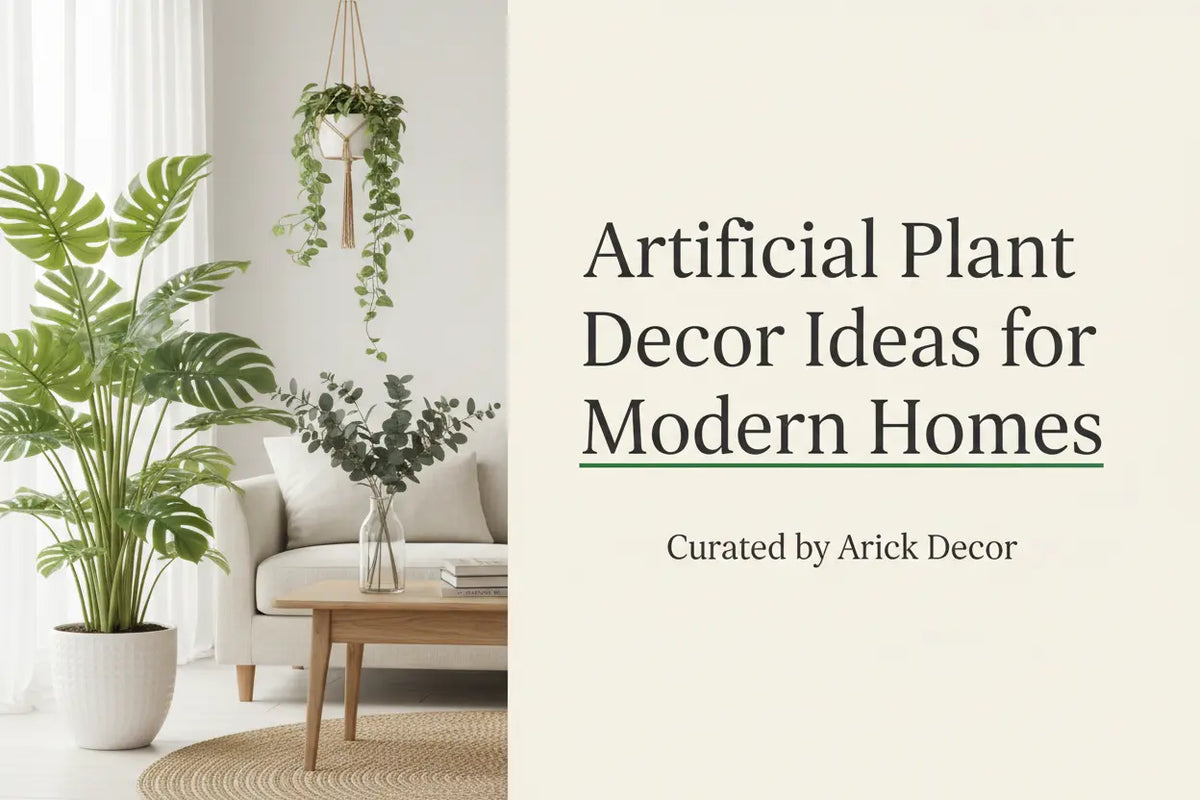Artificial plant decor ideas for modern homes by ARICK DECOR