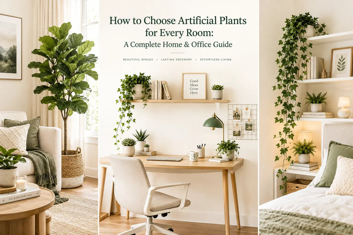 How to Choose Artificial Plants for Every Room: A Complete Home & Office Guide ARICK DECOR