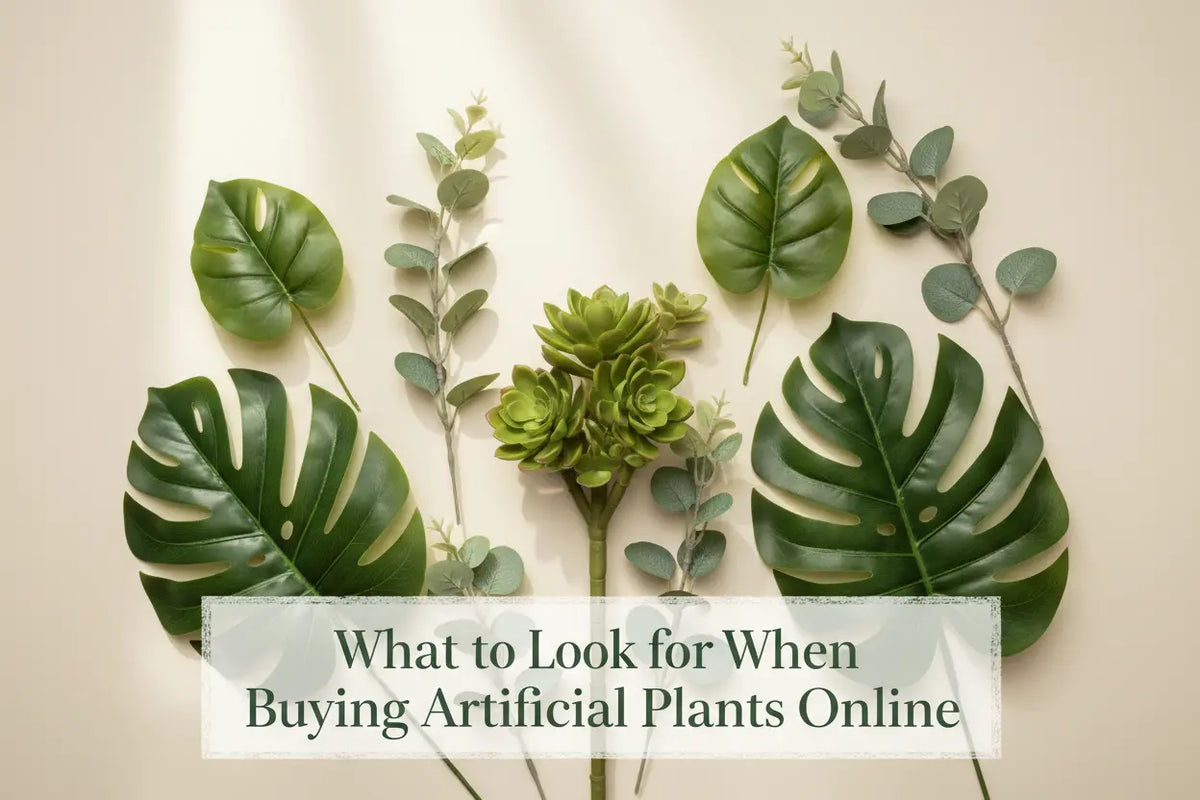 ARICK DECOR artificial plants displayed online in different sizes, styles and decorative pots
