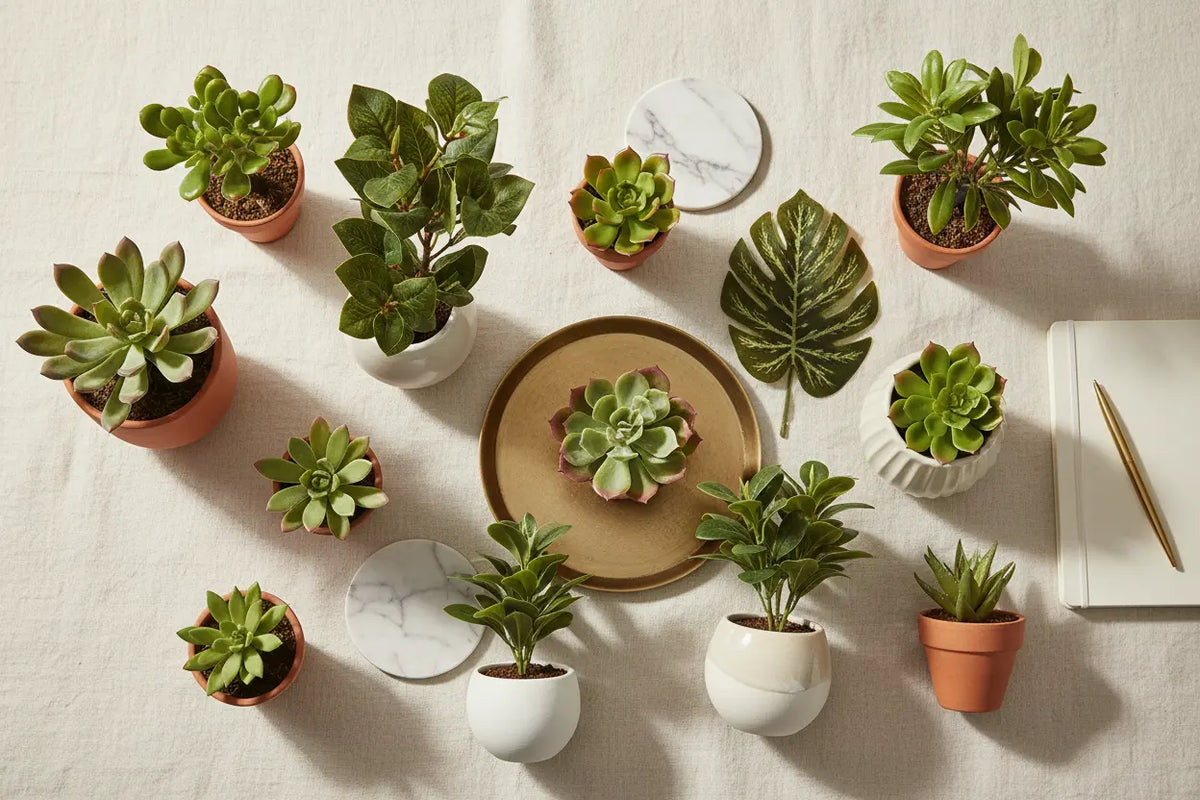 Artificial Plants with Pots ARICK DECOR