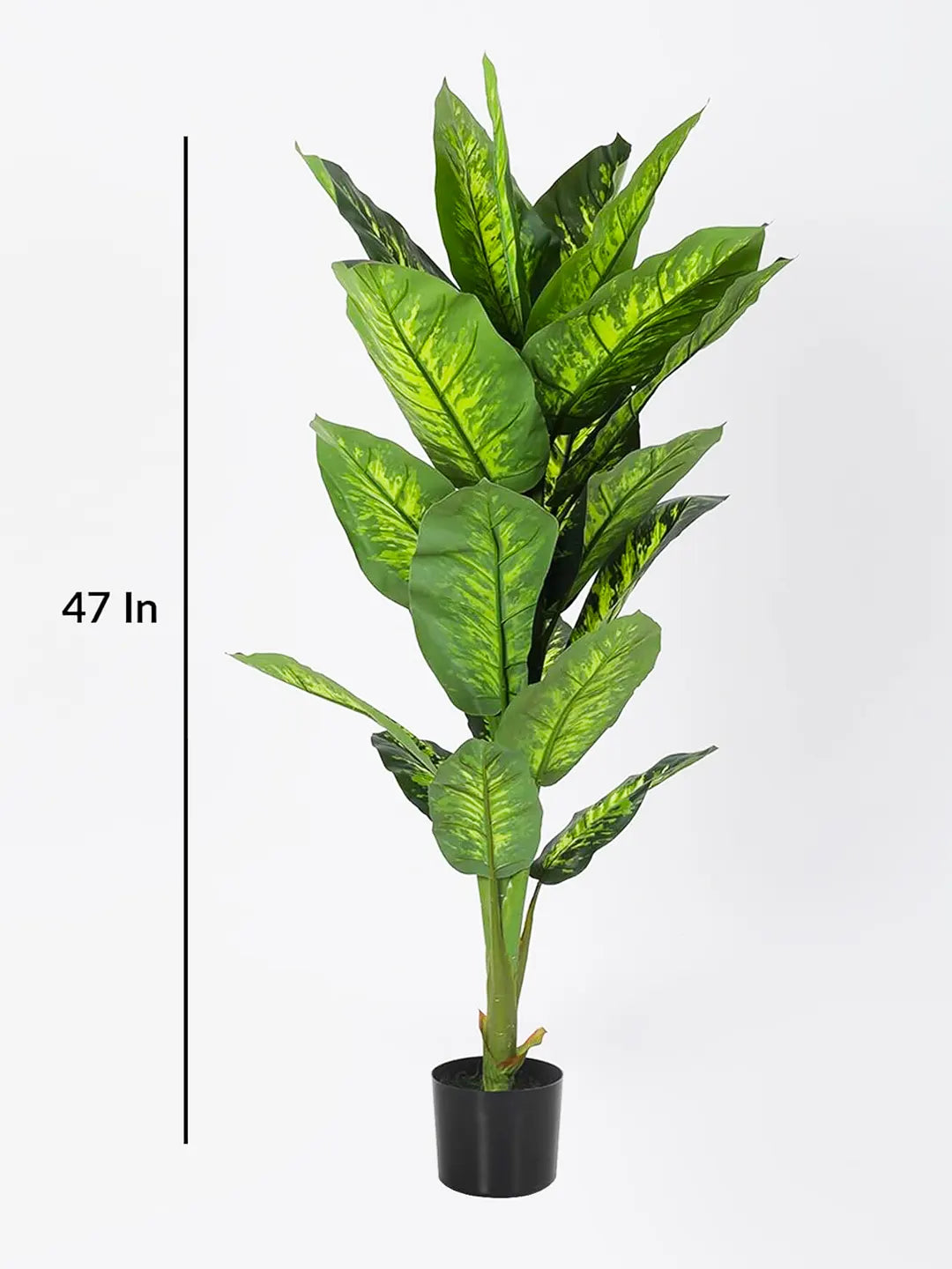 4.5Ft Artificial Dieffenbachia Plant Trees with Pot