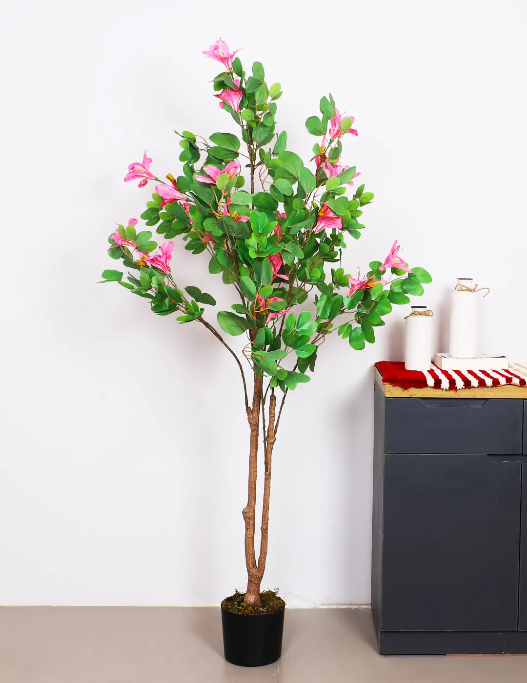 5.2Ft Artificial Magnolia Flowers Plant for With Pot