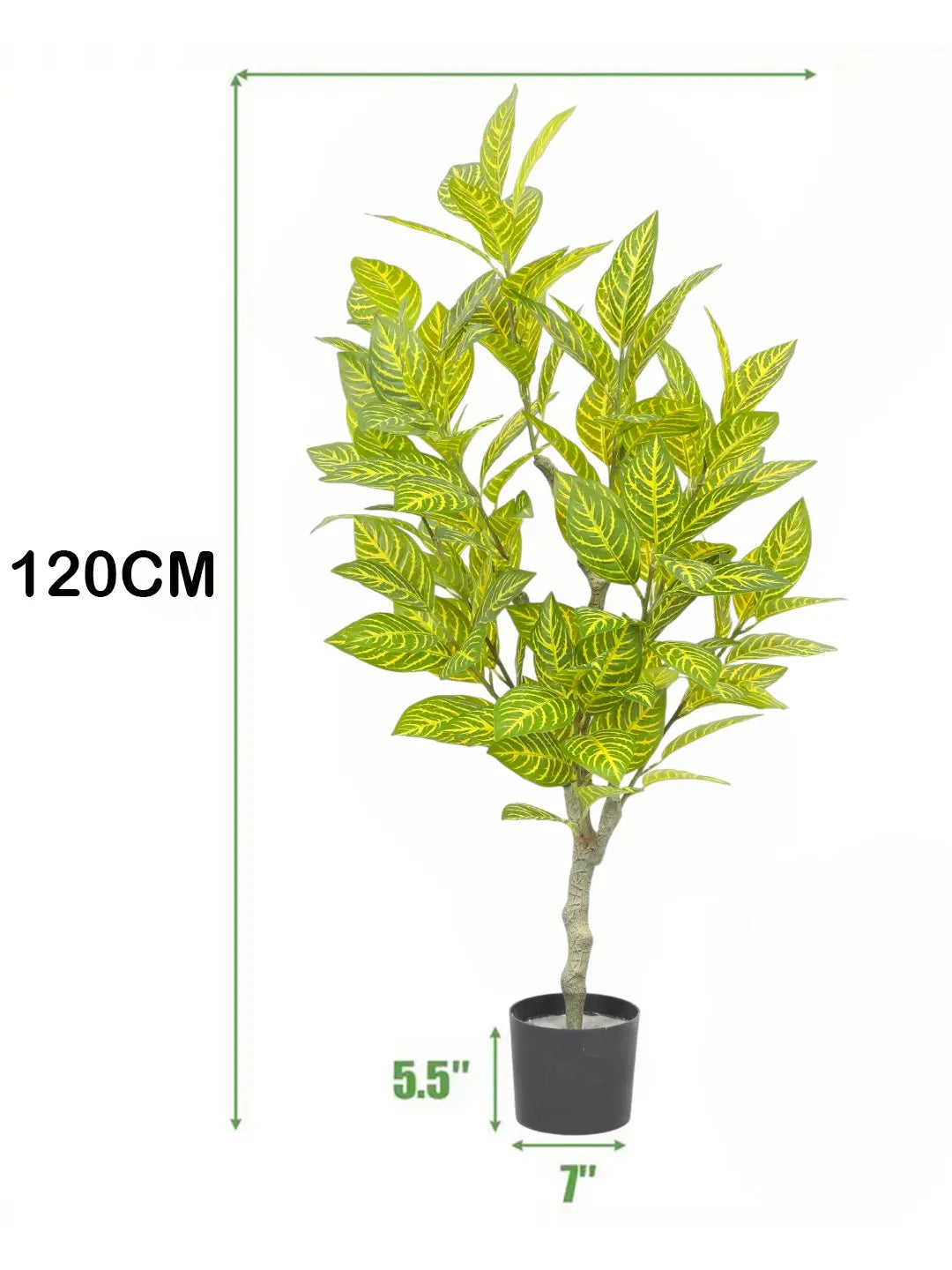 4.Ft Artificial Croton Plants for with Pot