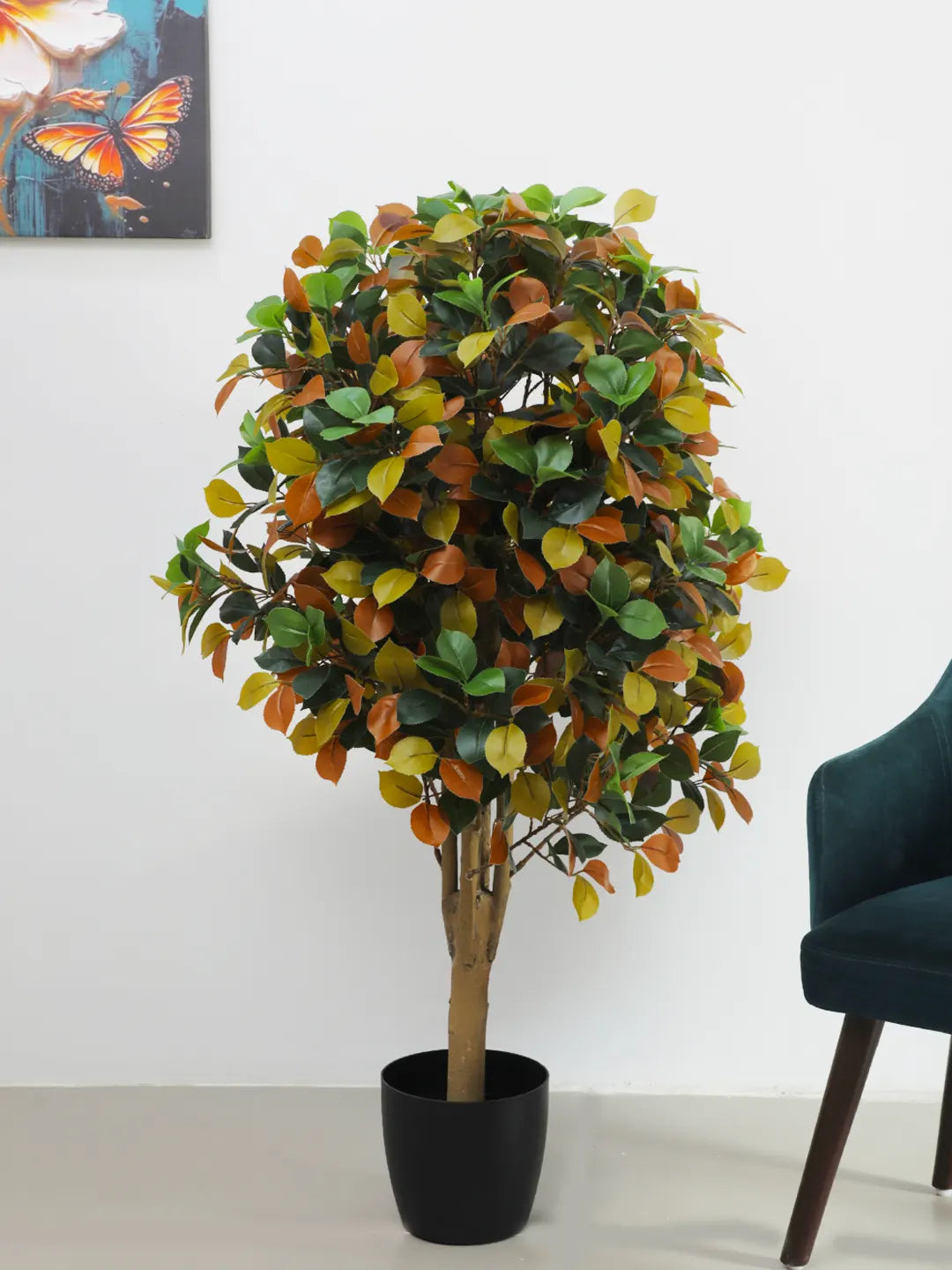 4.Ft Artificial Ficus Plants with Pot