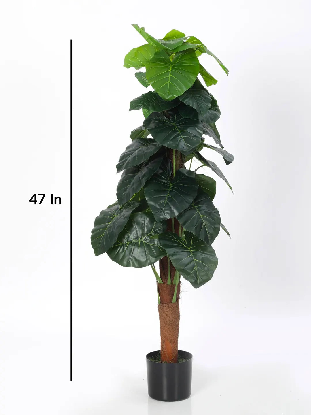 4Ft Artificial Rubber Plant with Pot