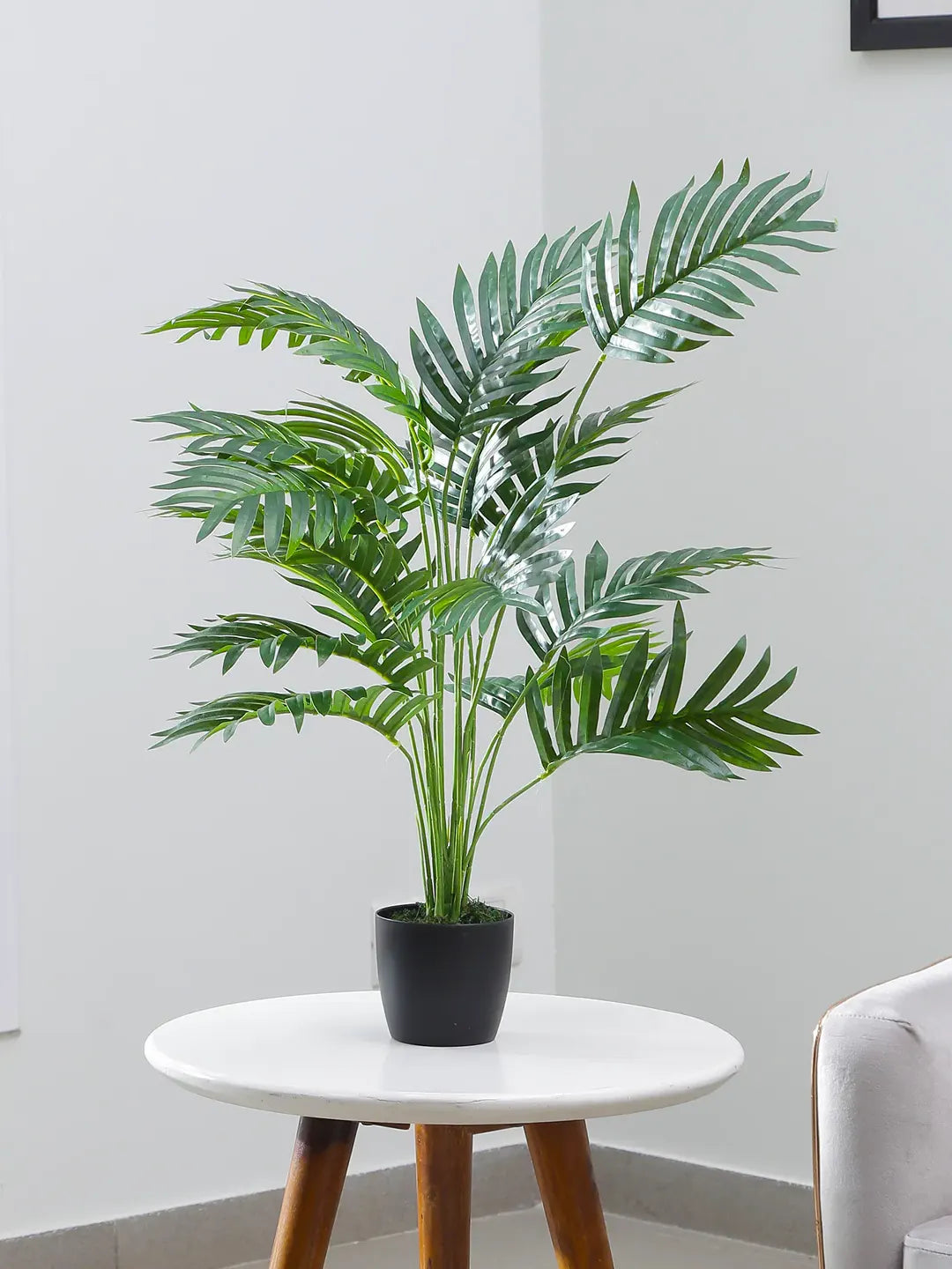 2.2Ft Artificial Areca Palm Plants for with Black Pot