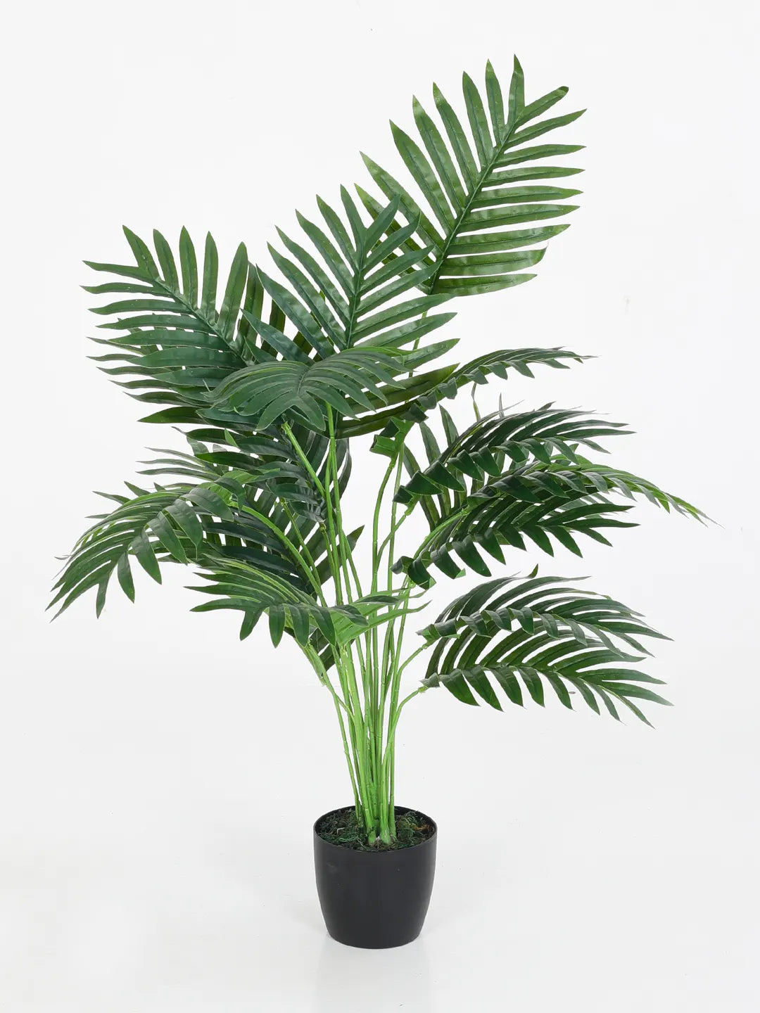 2.2Ft Artificial Areca Palm Plants for with Black Pot