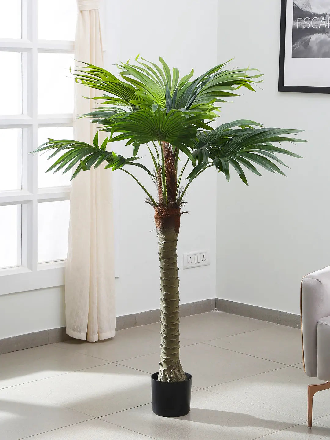 5Ft Artificial Palm Plant With Pot
