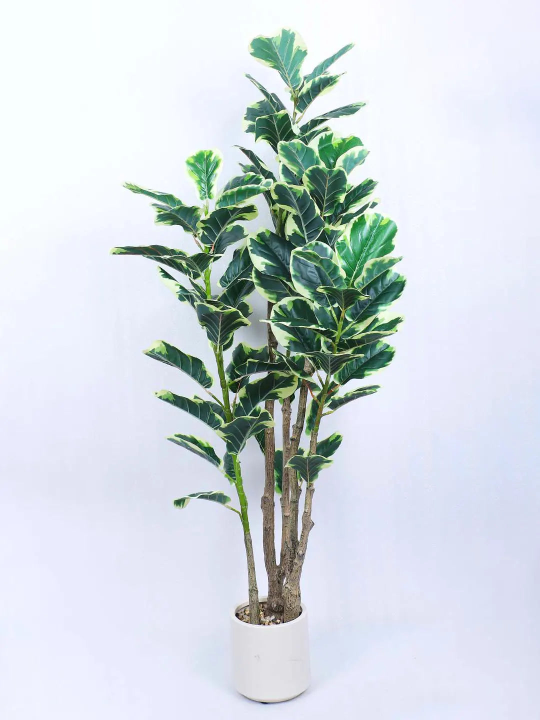 5.1Ft Artificial Fiddle Leaf Fig Tree,With Pot