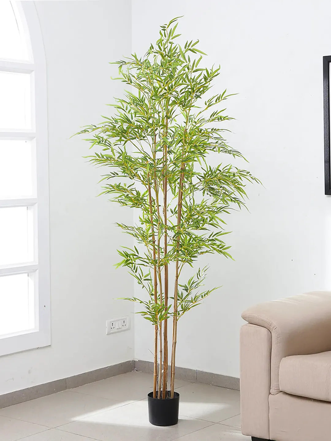 6Ft Artificial Bamboo Plants for with Pot