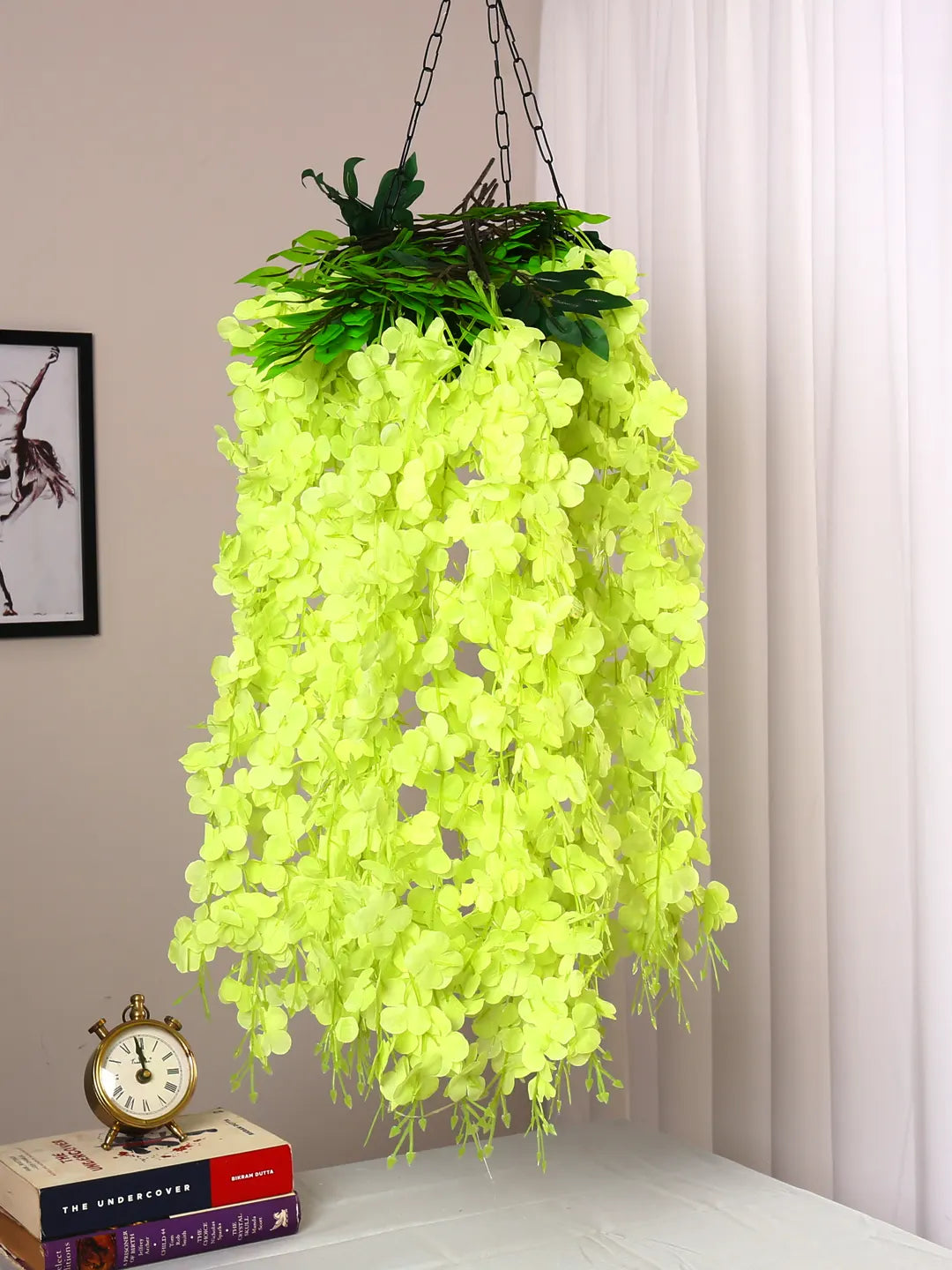 3.2Ft Artificial Hanging Orchid Flowers Bush Pcak of 12