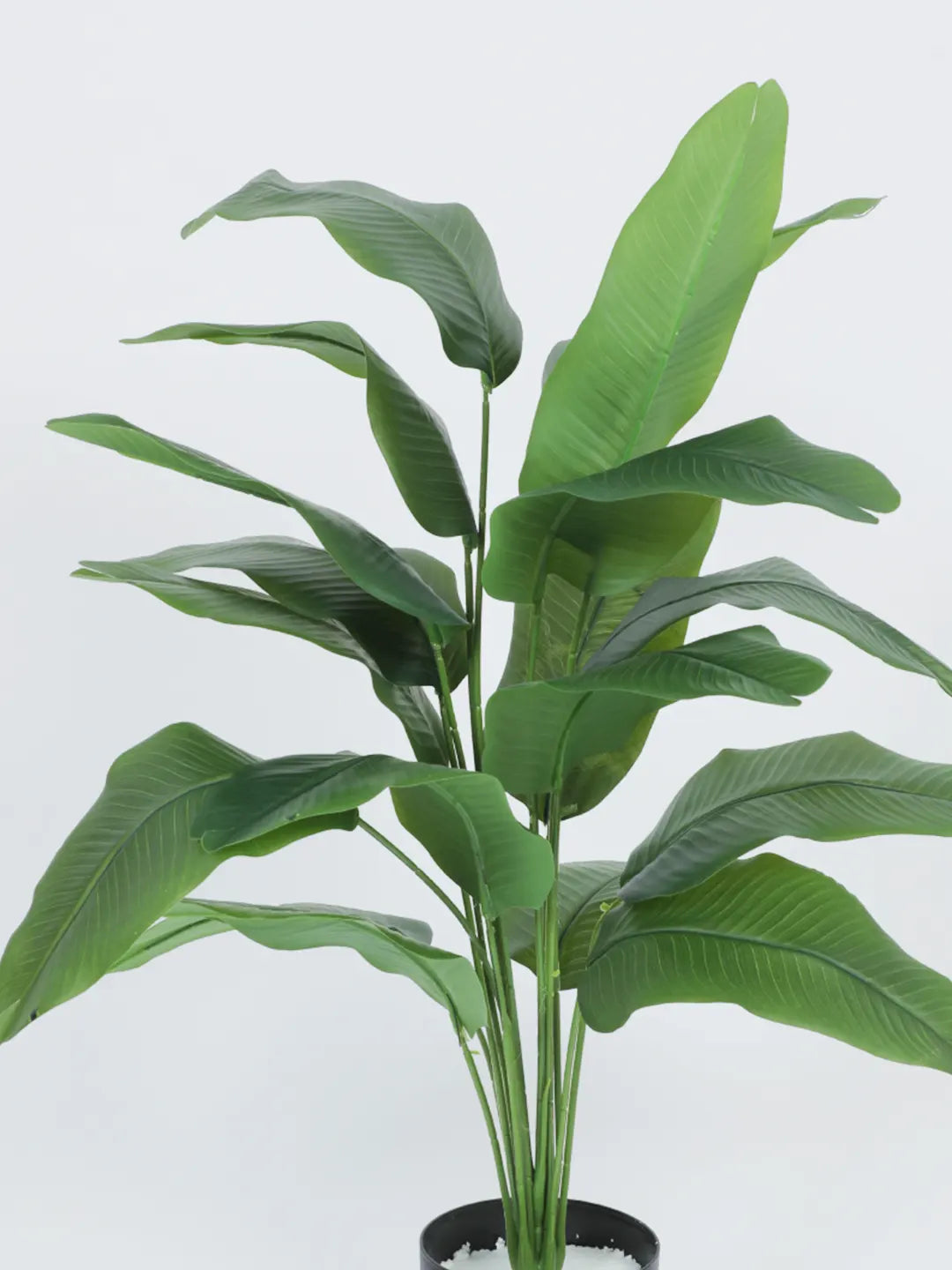 2.2Ft Artificial Banana Plants for with Black Pot 18 Leaves