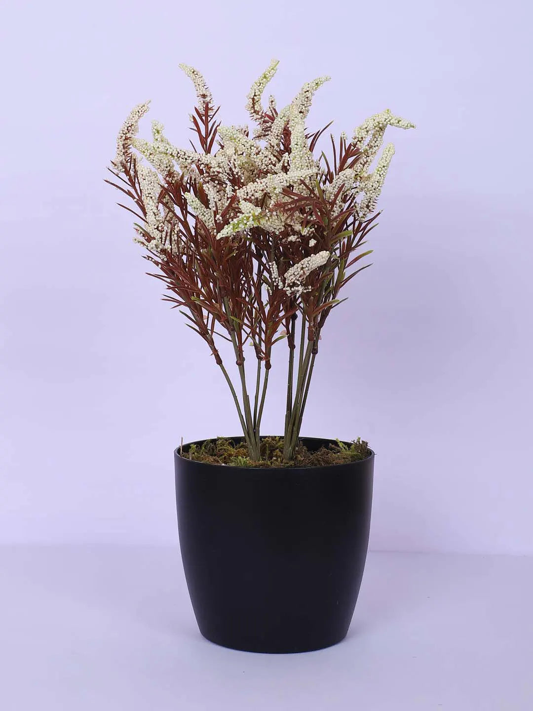 1.1Ft Artificial Potted Flower Plant With Black Pot