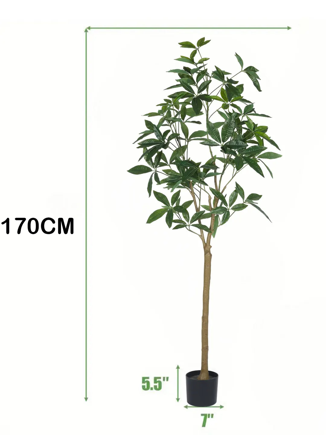 5.2Ft Artificial Plants with Pot,