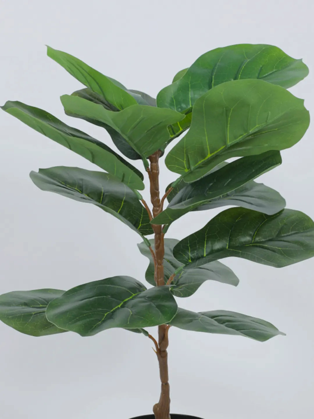 2.4Ft Artificial Fiddle Leaf Fig Plants for with Black Pot