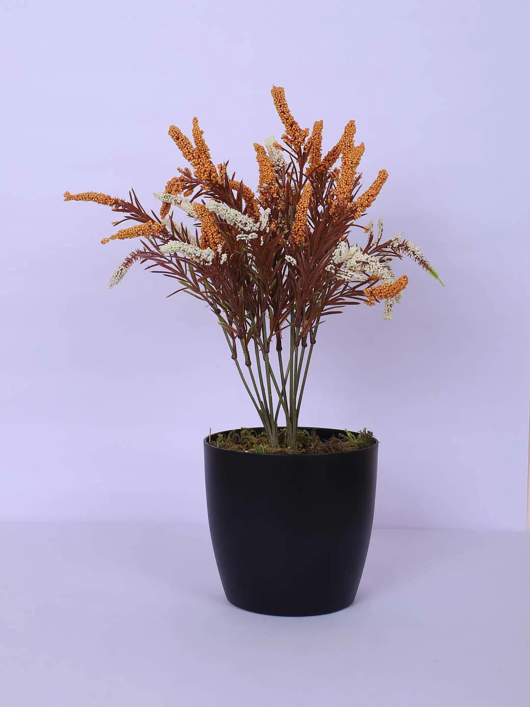 1.1Ft Artificial Potted Flower Plant With Black Pot