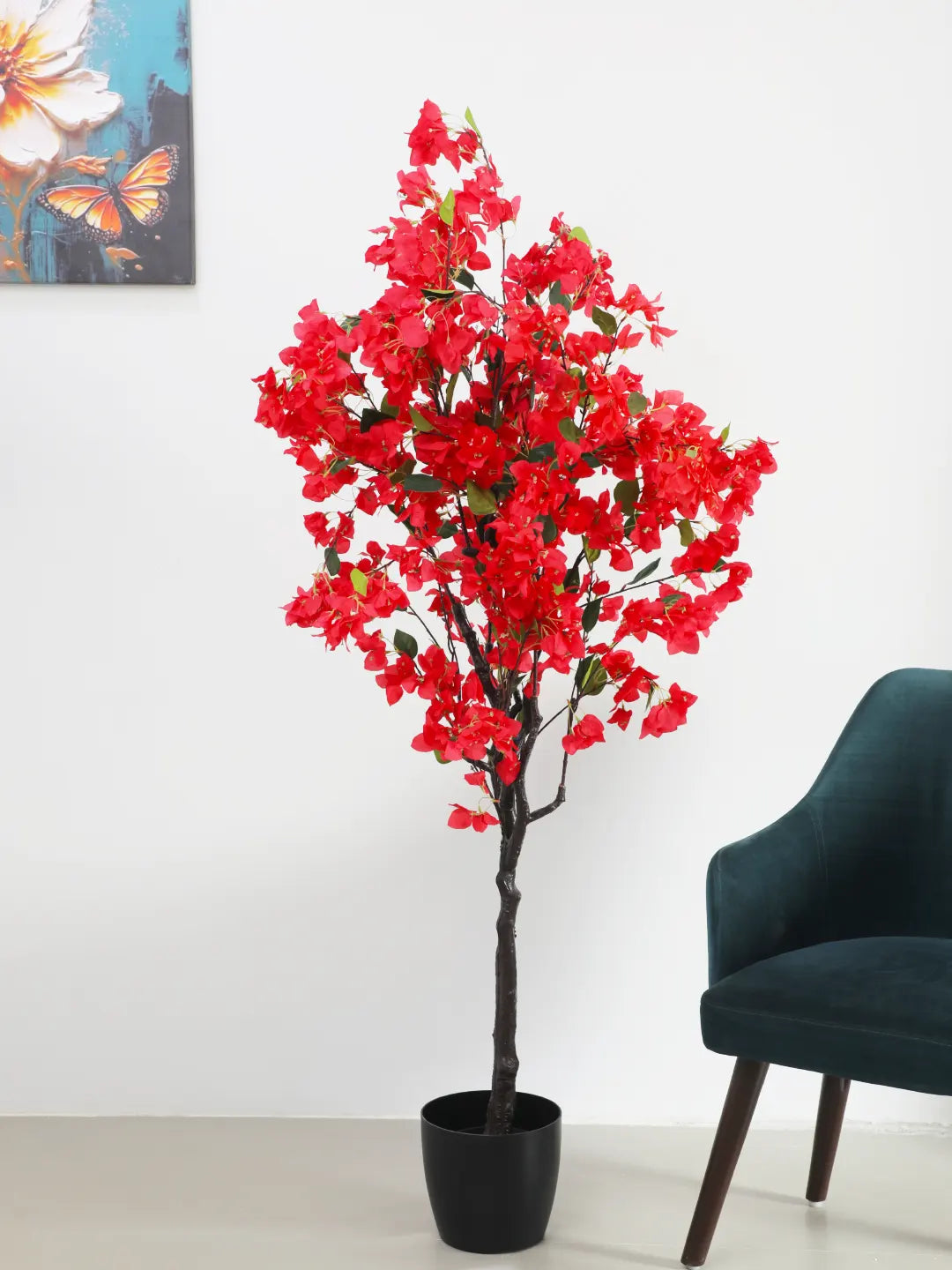 5.2Ft Artificial Bougainvillea Flower Plants with Pot