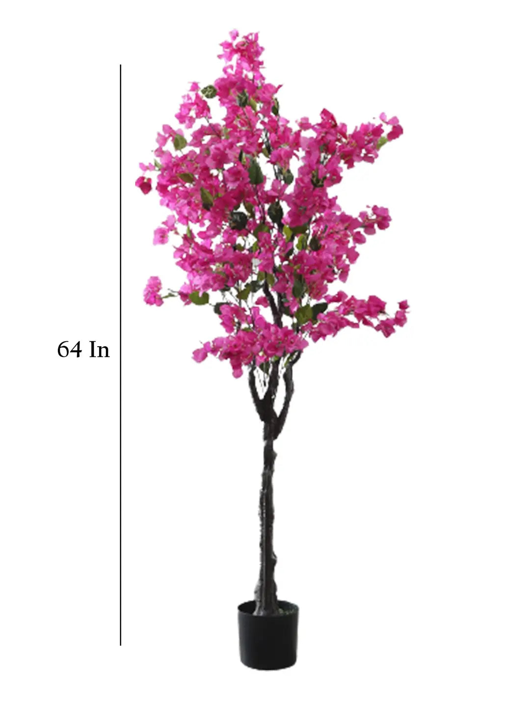5Ft Artificial Bougainvillea Tree with Pot