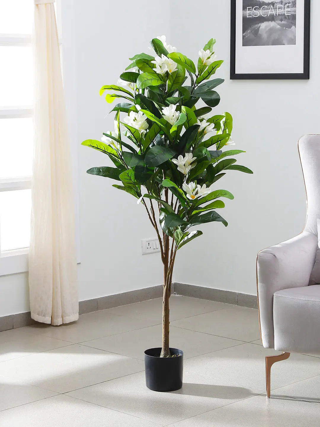 5Ft Artificial Frangipani Plants With Pot