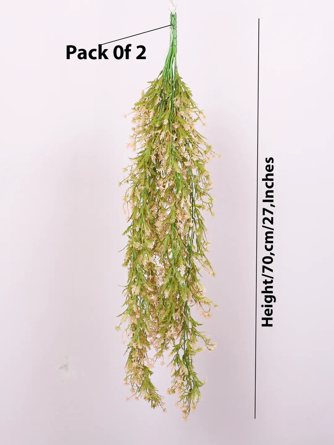 2.2Ft Artificial Hanging Green Creeper Plants Pack of 2