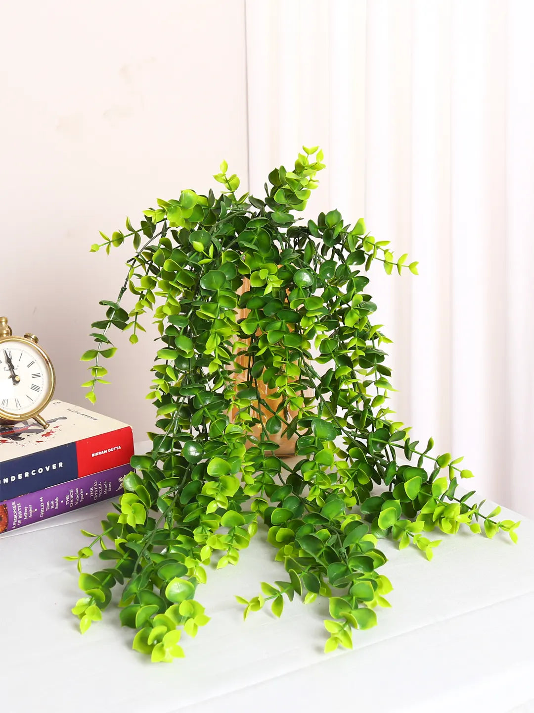 2.4Ft Artificial Hanging Bamboo Grass Green Plants Creeper Pcak of 2