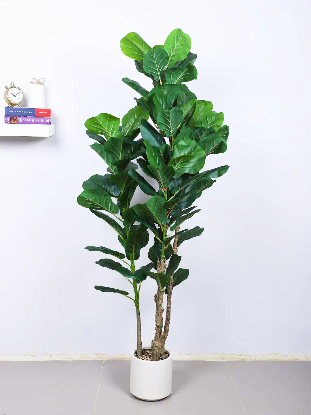 5.1Ft Artificial Fiddle Leaf Fig Tree,With Pot