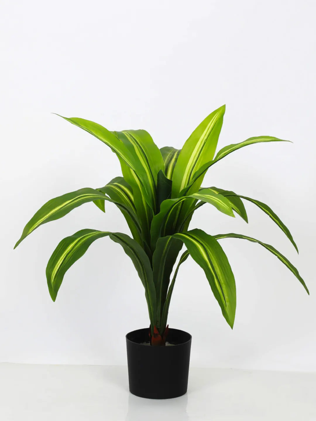 2.4Ft Artificial Dracaena Plants for with Black Pot