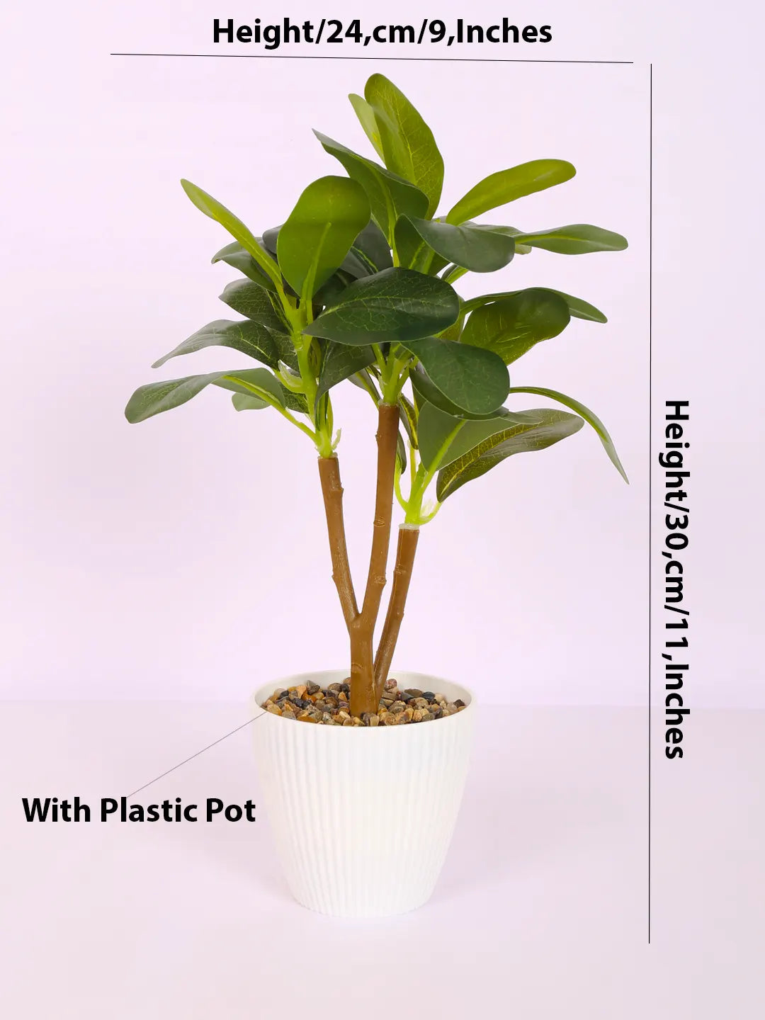 Artificial Potted Bonsai Plant with Pot