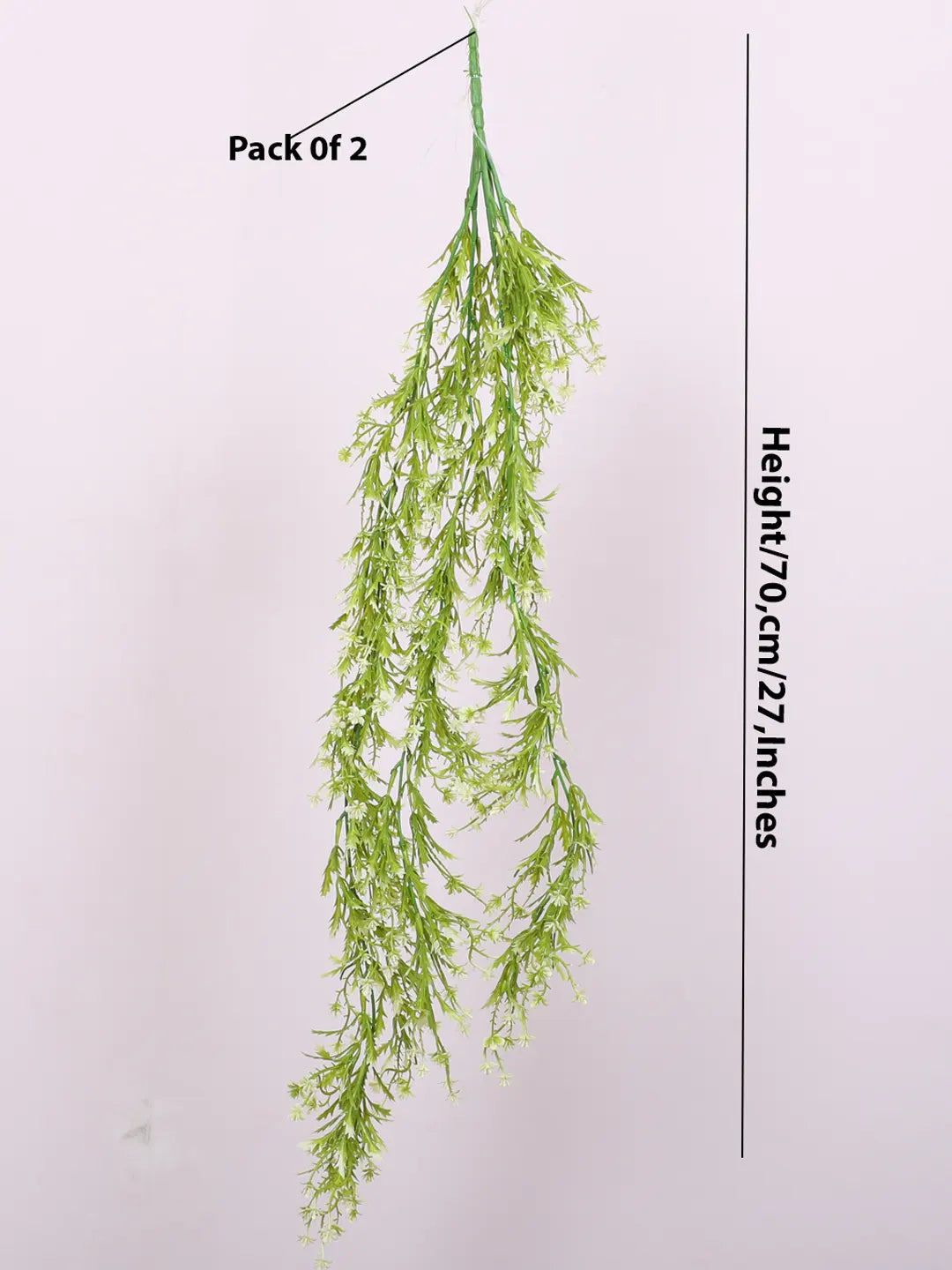 2.2Ft Artificial Hanging Green Creeper Plants Pack of 2
