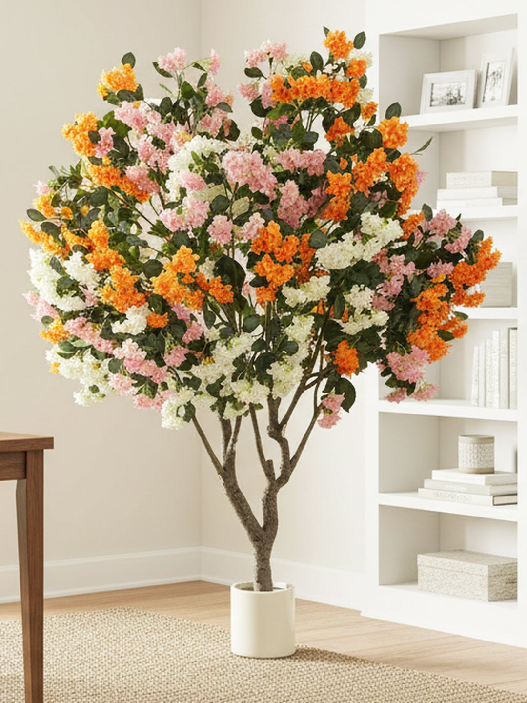 8.2Ft Artificial Flowers Plant With Pot