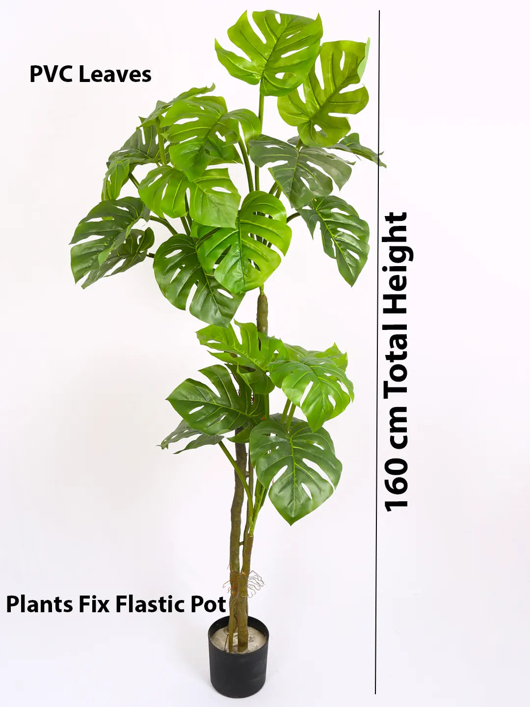 6Ft Artificial Monstera Plant with Pot