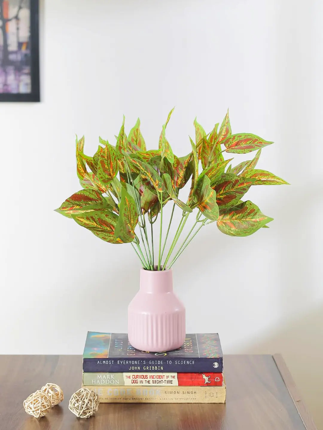 Artificial Plastic Money Plant With Pot