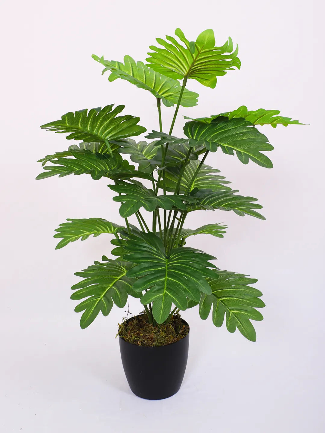 2.2Ft Artificial Philodendron Plant with Pot Big Leaves with Pot