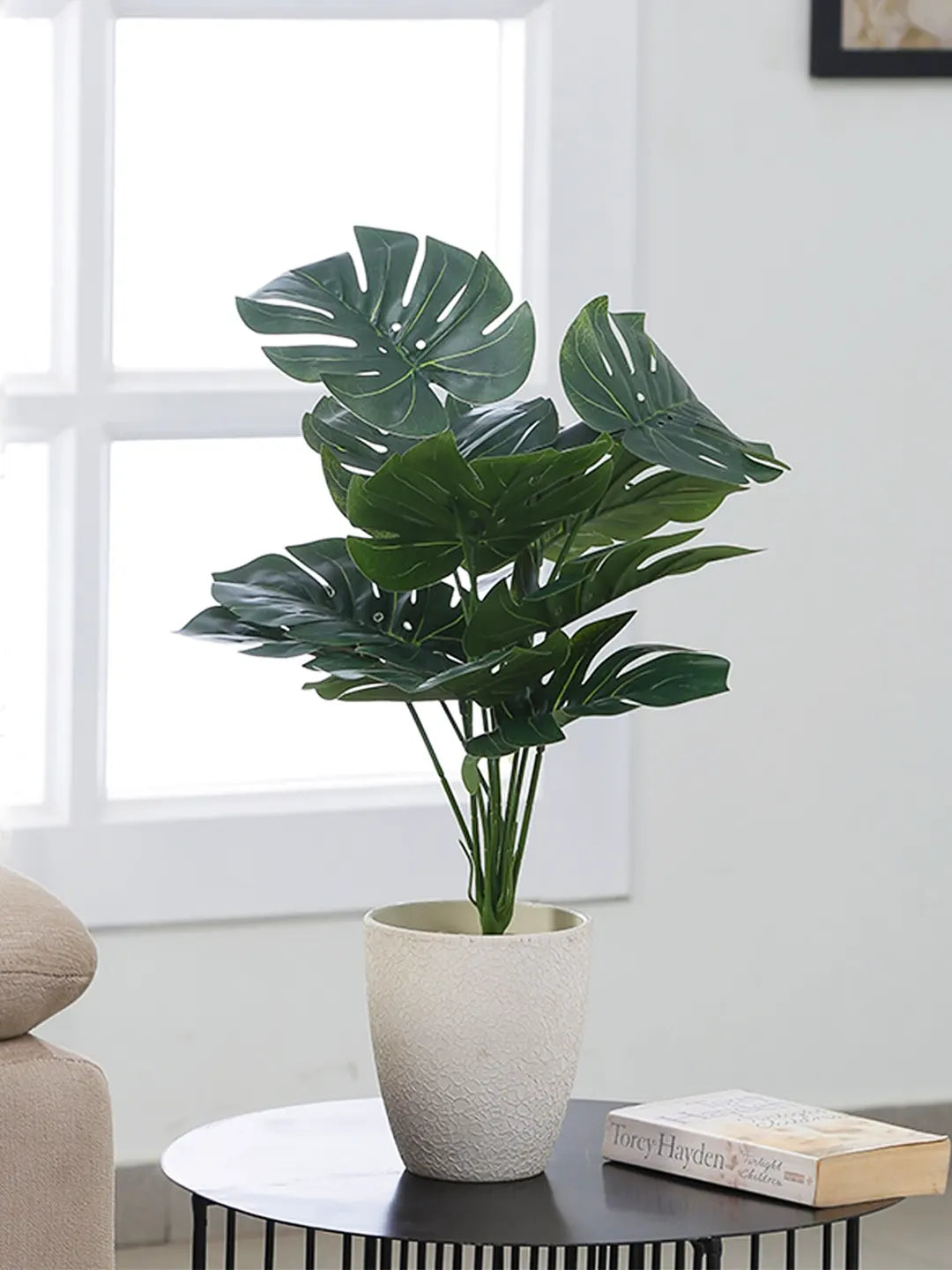 1.8Ft Artificial Monstera Plant 12 Leaves Without Pot
