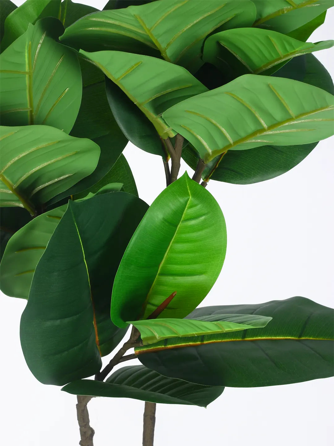 4.2Ft Artificial Rubber Plants for with Pot