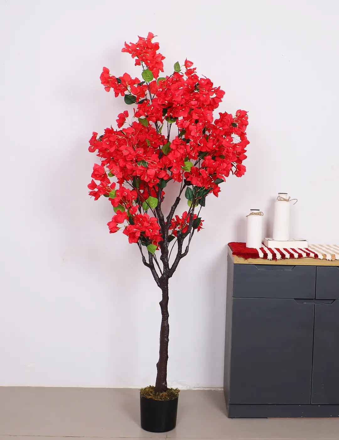 5.5Ft Artificial Bougainvillea Tree with Pot