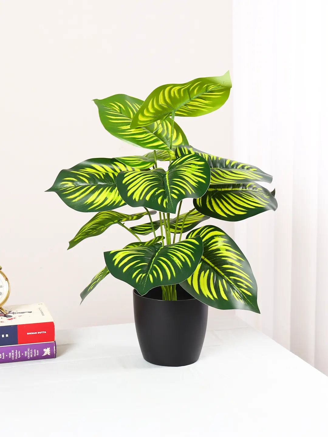 1.8Ft Artificial Plant with Pot 12 Leaves