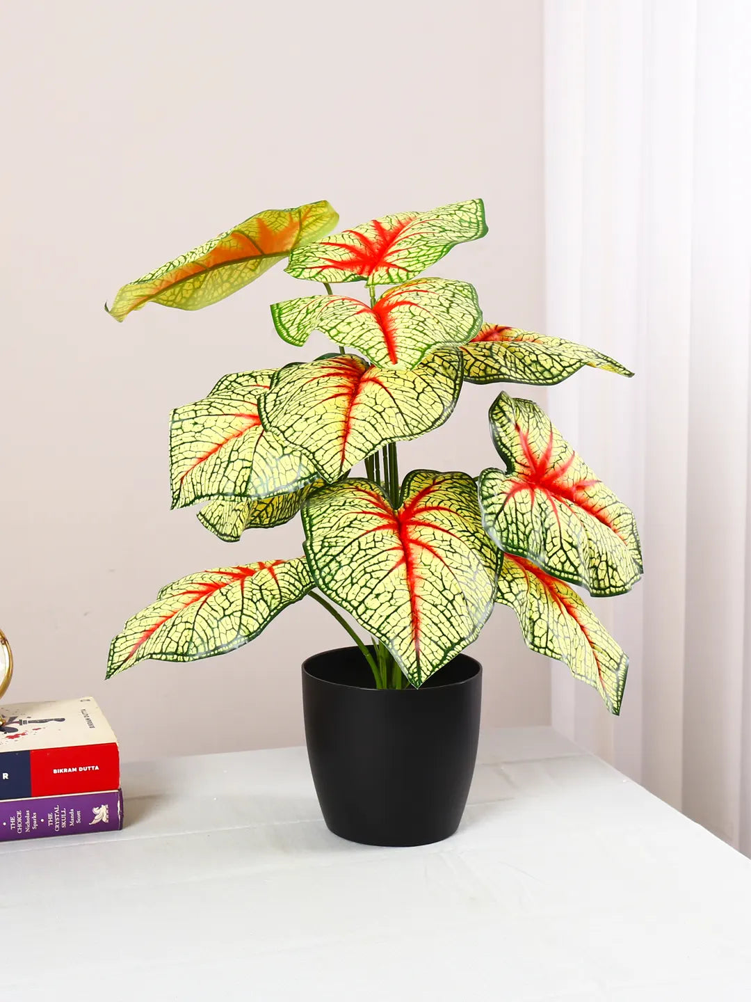 1.8Ft Artificial Plant with Pot 12 Leaves