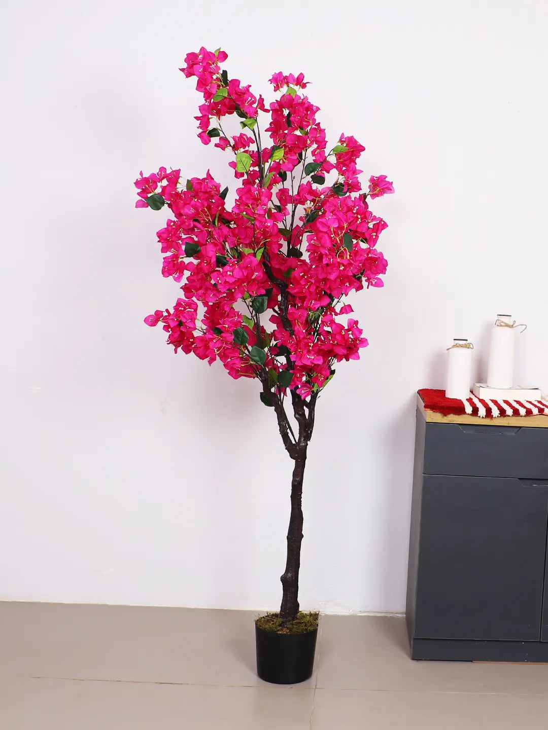 5.5Ft Artificial Bougainvillea Tree with Pot