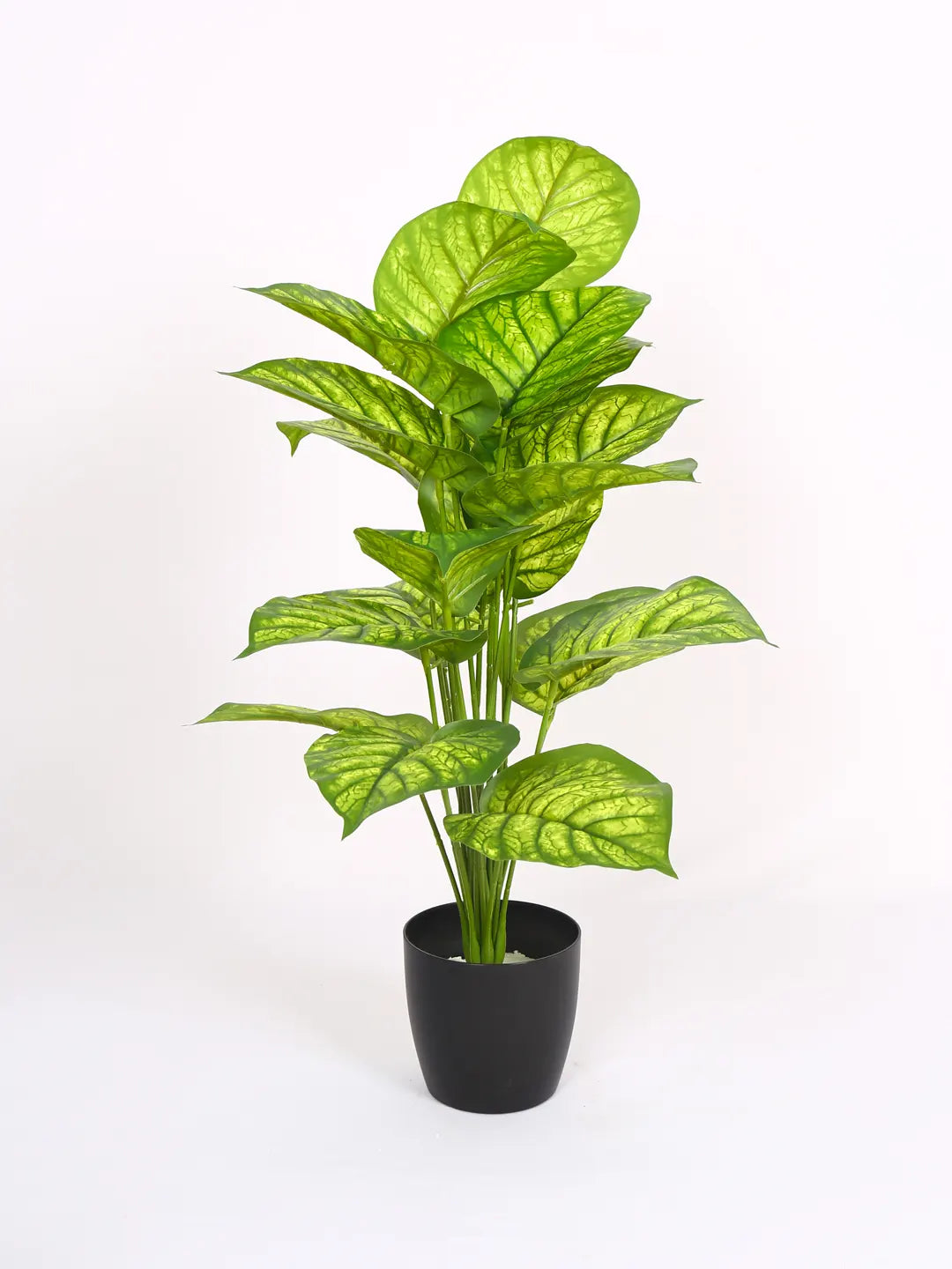 2.1Ft Artificial Dieffenbachia Floor Plant with 18 Big Leaves with Pot