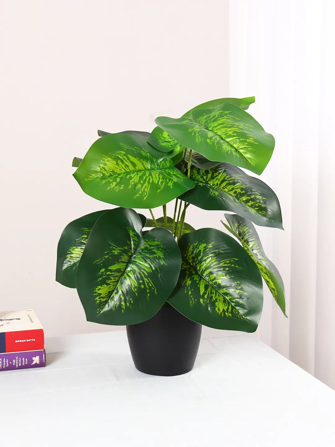1.8Ft Artificial Plant with Pot 12 Leaves