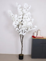 6Ft Artificial Blossom Flowers Plant Trees with Pot