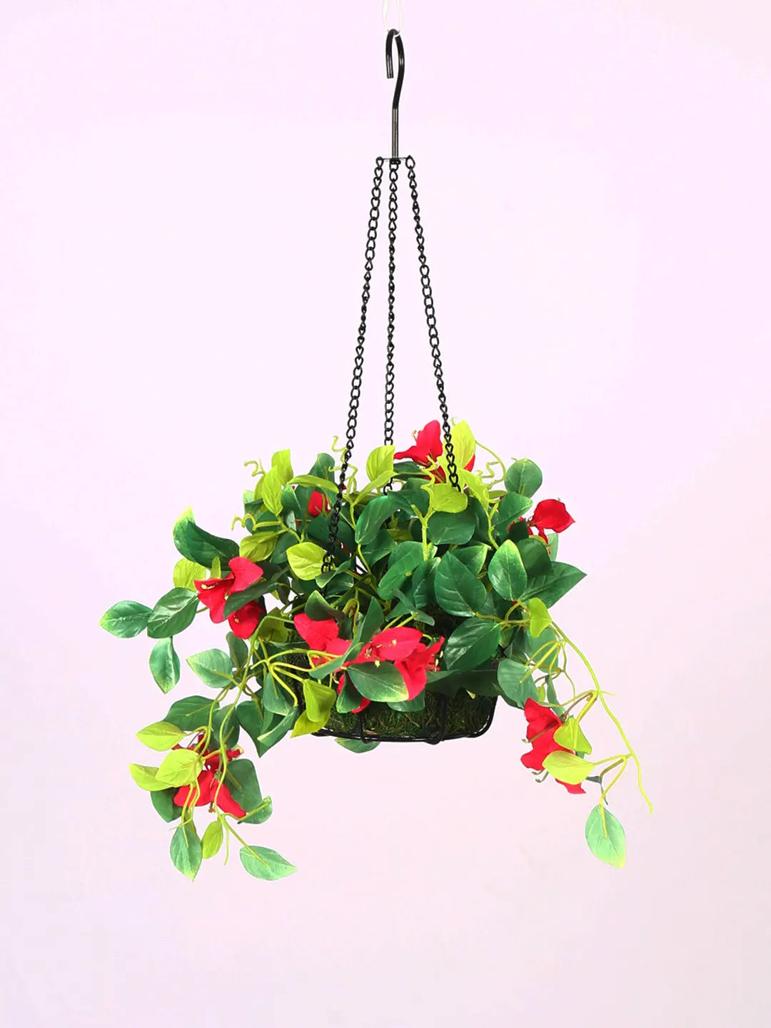 2.6Ft Artificial Hanging Bougainvillea Plants With Pot