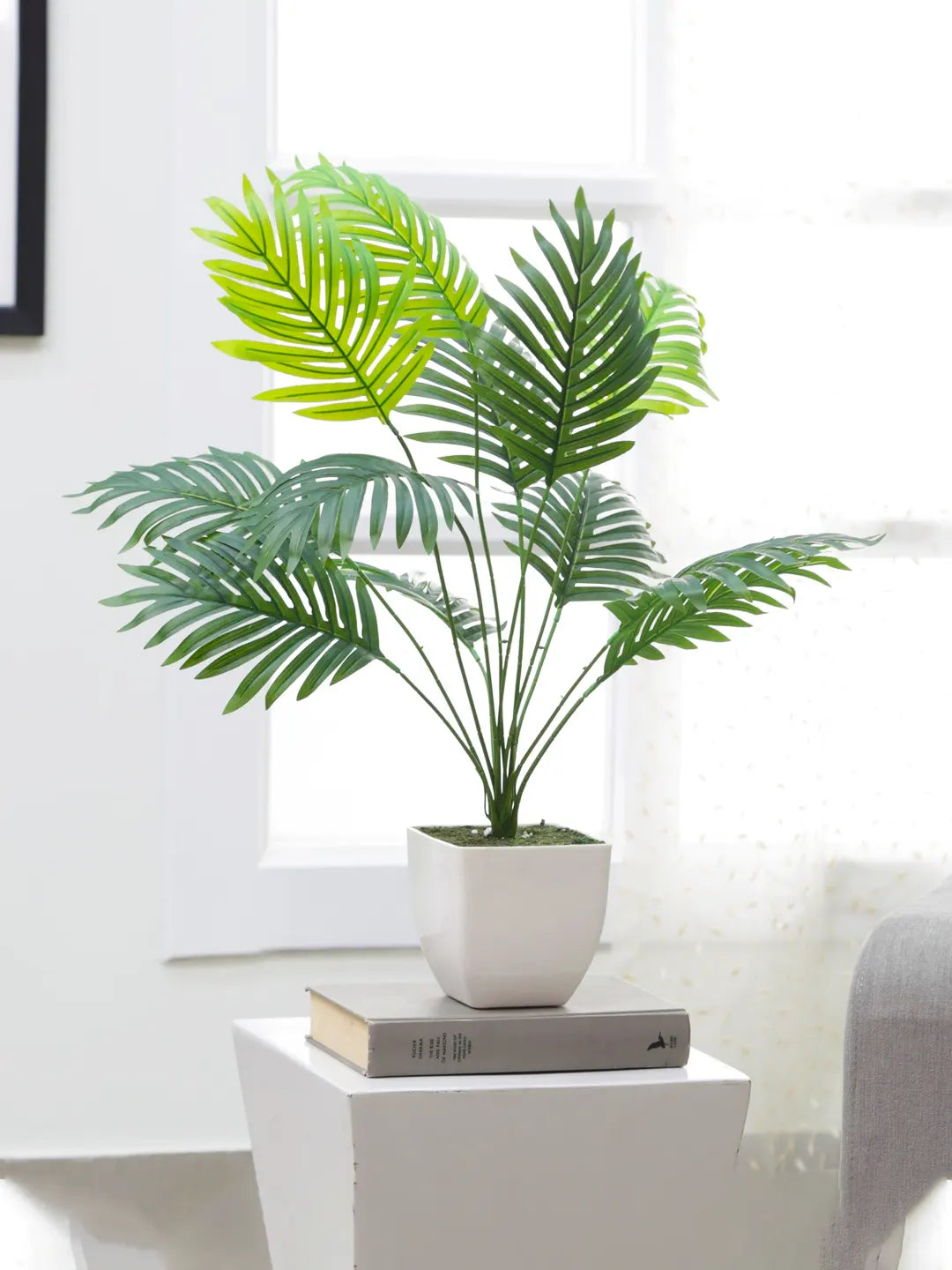 1.8Ft Artificial Areca Palm Plant 12 Leaves Without Pot