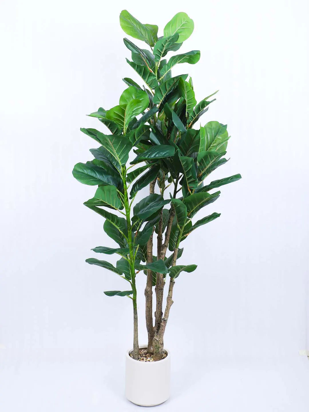5.1Ft Artificial Fiddle Leaf Fig Tree,With Pot