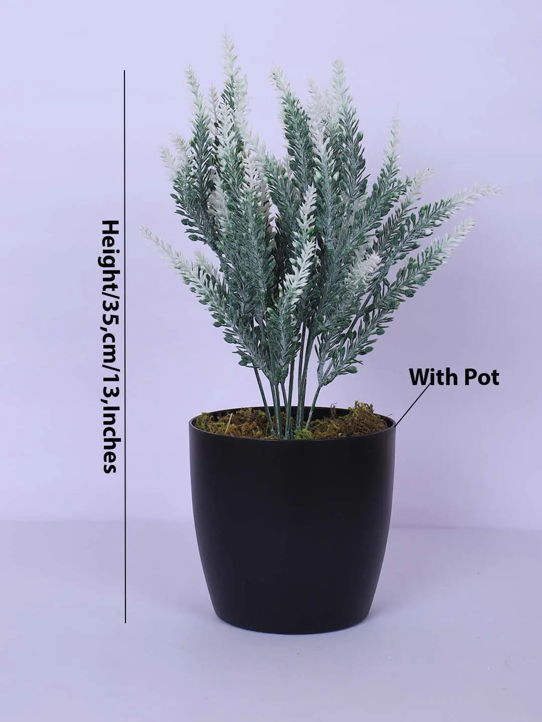 1.1Ft Artificial Lavender Flowers Plants With Pot