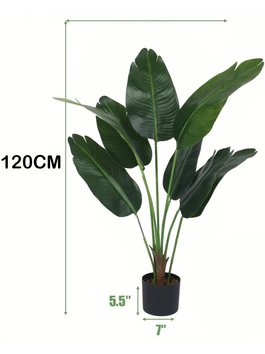 4.Ft Artificial Banana Plants for with Pot