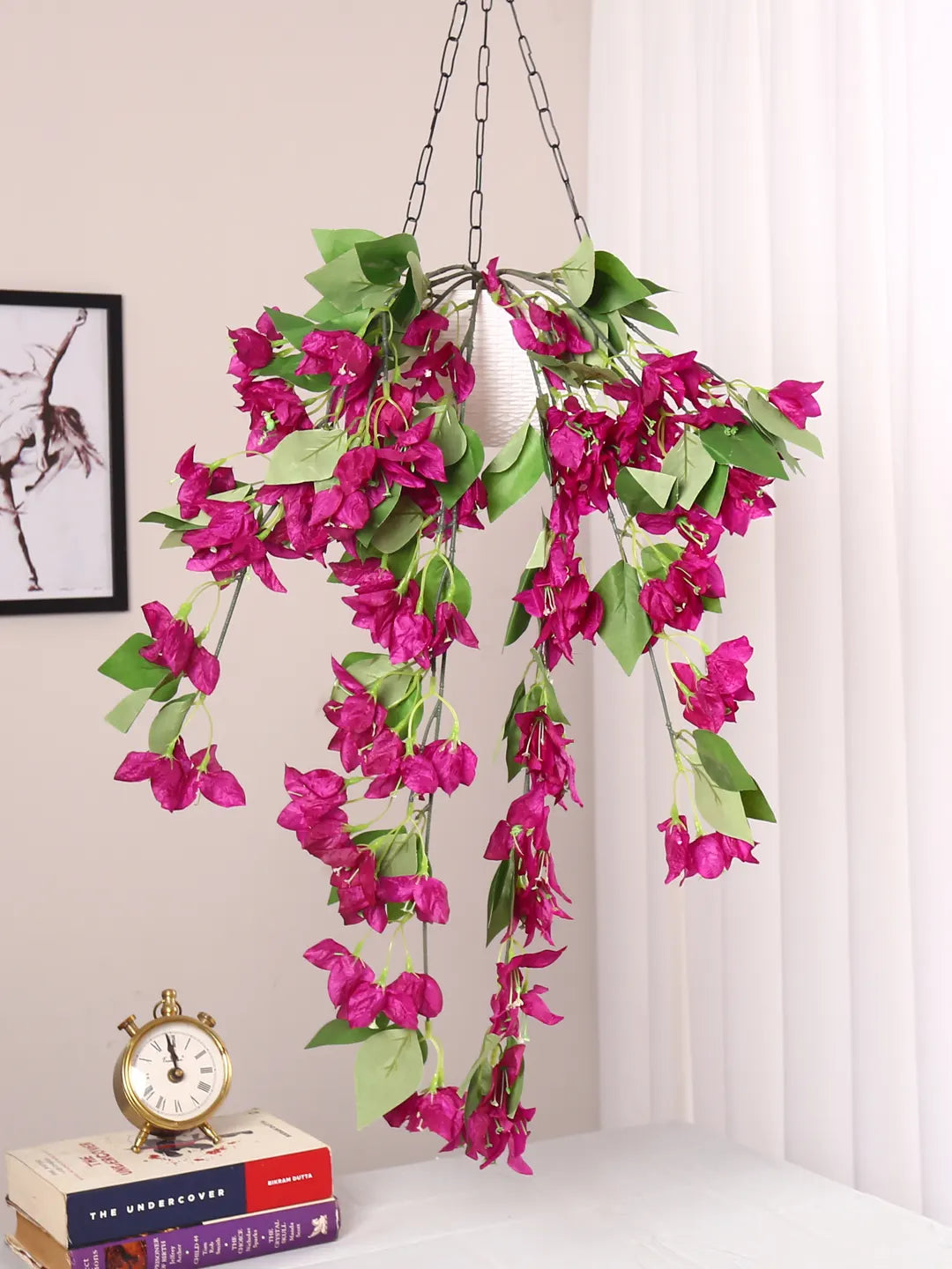 2.4Ft Artificial Bougainvillea Flower Bush Pcak of 1