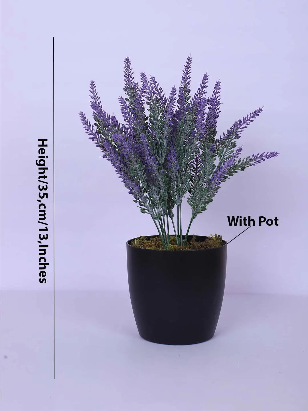 1.1Ft Artificial Lavender Flowers Plants With Pot
